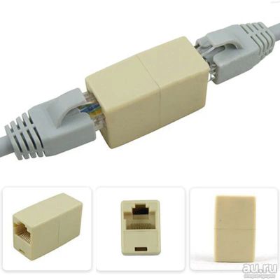 Лот: 16329250. Фото: 1. Переходник RJ-45 - RJ-45 соединитель... Видеонаблюдение