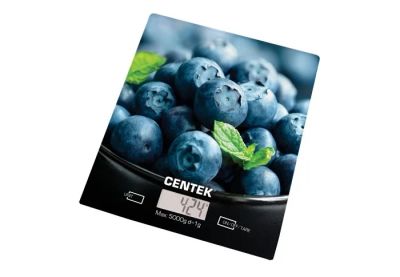Лот: 15097479. Фото: 1. Весы кухонные CENTEK CT-2462 голубика. Кухонная