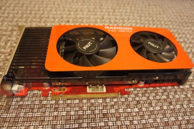 Лот: 6888806. Фото: 1. Игровая видеокарта, Palit radeon... Видеокарты