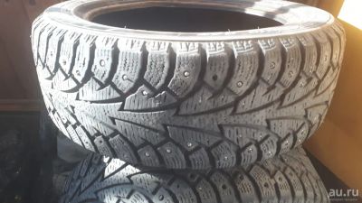 Лот: 13739023. Фото: 1. Шины зимние шипованные б/у. Hankook... Шины