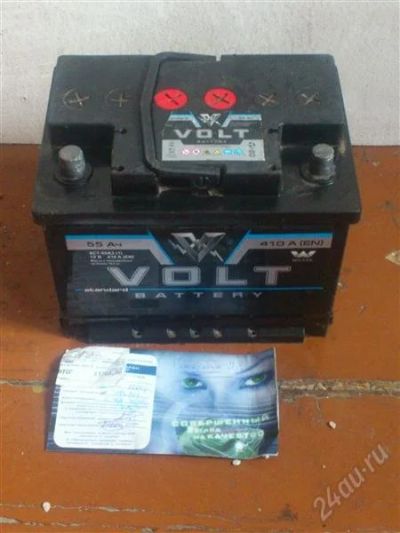 Лот: 2274725. Фото: 1. Аккумулятор VOLT 55A. Аккумуляторы
