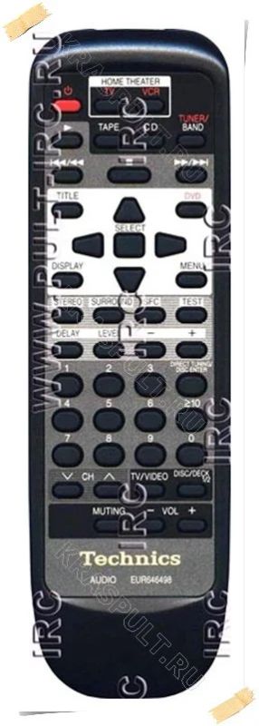 Лот: 16105450. Фото: 1. Пульт TECHNICS EUR646498. Пульты ДУ