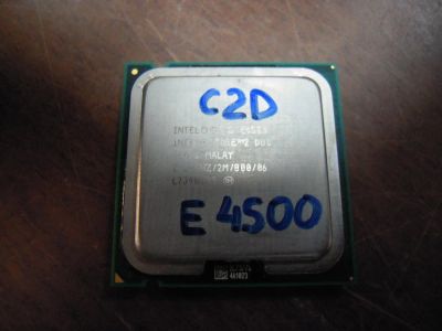 Лот: 2926912. Фото: 1. Процессор Intel Core 2 Duo E4500... Процессоры