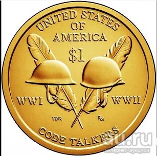 Лот: 16388218. Фото: 1. США Сакагавея 1 доллар 2016 P... Америка