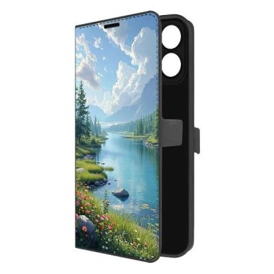 Лот: 25542771. Фото: 1. Чехол Krutoff Eco Book "Наши просторы... Чехлы, бамперы
