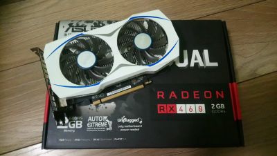 Лот: 17107401. Фото: 1. Игровая видеокарта ASUS RX460... Видеокарты