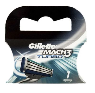 Лот: 18432750. Фото: 1. Gillette Mach3 Turbo cменная кассета... Бритвенные станки и лезвия