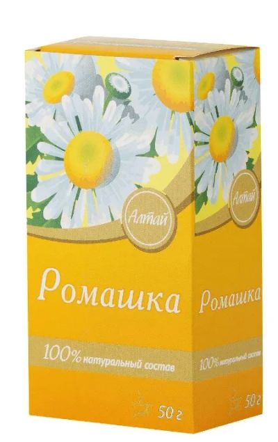 Лот: 25080482. Фото: 1. Ромашка чайный напиток 50 г. Лекарства