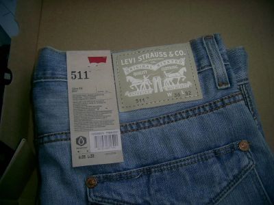 Лот: 10596045. Фото: 1. Мужские джинсы Levis Vintage Clothing... Брюки, джинсы, шорты
