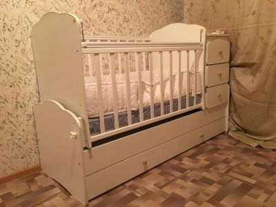 Лот: 6613165. Фото: 1. Детская кроватка-трансформер. Детские кровати и кроватки