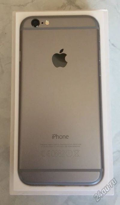 Лот: 5919629. Фото: 1. Iphone 6 16 GB Space Gray ОБМЕН... Смартфоны