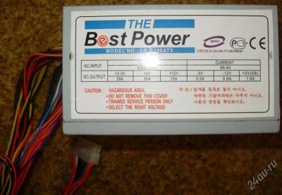 Лот: 1234443. Фото: 1. Блок питания The Best Power LC-B300ATX. Корпуса, блоки питания