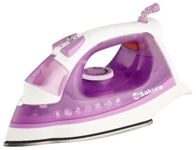 Лот: 11853235. Фото: 1. Утюг SAKURA SA-3019CBK. Утюги, парогенераторы, отпариватели