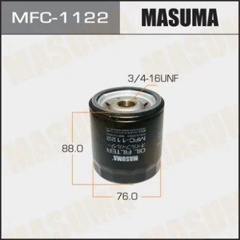 Лот: 14087240. Фото: 1. Фильтр масляный Masuma MFC-1122... Расходные материалы