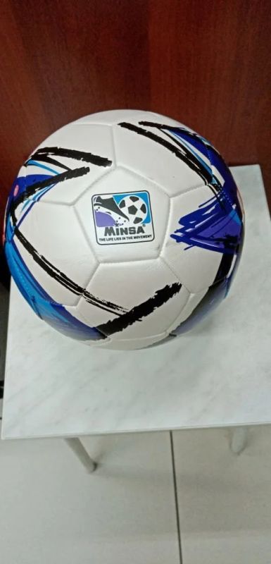 Лот: 16261138. Фото: 1. Футбол Мяч футбольный Minsa размер... Мячи, ракетки, шайбы, клюшки