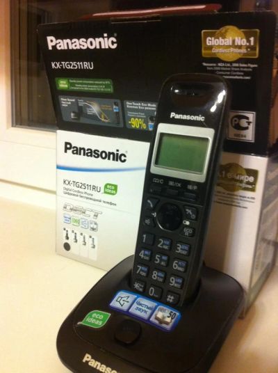 Лот: 6413555. Фото: 1. Телефон Panasonic KX-TG2511RU. Проводные телефоны
