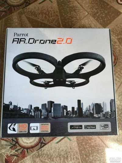 Лот: 11265095. Фото: 1. Ar.Drone 2.0 квадрокоптер с встроенной... Квадрокоптеры