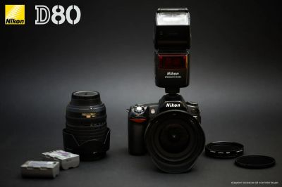 Лот: 6477735. Фото: 1. DSLR-камера Nikon D80 kit. Цифровые зеркальные