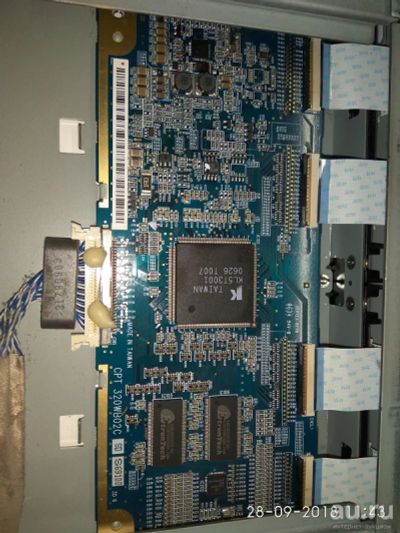 Лот: 12591303. Фото: 1. t-con CPT320WB02C Samsung LE32S71B... Запчасти для телевизоров, видеотехники, аудиотехники