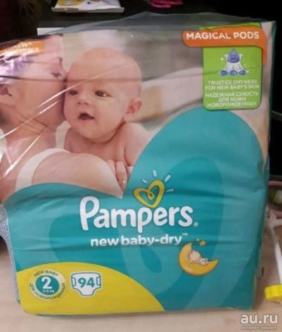Лот: 10372757. Фото: 1. Подгузники Pampers. Детская гигиена