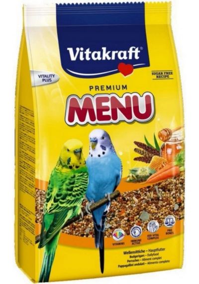 Лот: 6408028. Фото: 1. Корм Vitakraft Menu Vital для... Корма