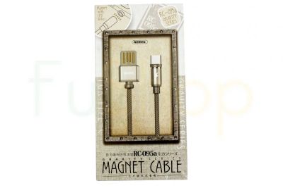 Лот: 22150200. Фото: 1. КАБЕЛЬ REMAX MAGNETIC USB->TYPE-C... Дата-кабели, переходники