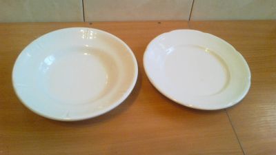 Лот: 12668839. Фото: 1. Тарелки белые давние.(редкие). Тарелки, блюда, салатники