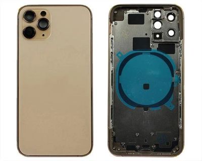 Лот: 20883777. Фото: 1. Корпус iPhone 11 Pro золото 1кл. Корпуса, клавиатуры, кнопки