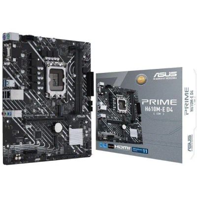 Лот: 24502016. Фото: 1. Материнская плата ASUS Prime H610M-E... Материнские платы