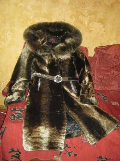 Лот: 3463651. Фото: 1. Шуба женская мутоновая р.46. Верхняя одежда