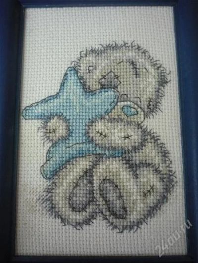 Лот: 1077176. Фото: 1. Вышивка Tatty teddy. Другое (ручная работа)
