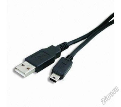 Лот: 17760955. Фото: 1. Кабель USB 2.0 - miniUSB 5 pin... Дата-кабели, переходники