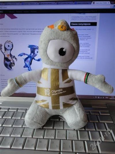 Лот: 2922270. Фото: 1. Wenlock (2012 London Olympic Games... Фигурки, статуэтки
