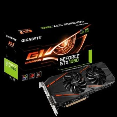 Лот: 11454985. Фото: 1. Gigabyte PCI-Ex GeForce GTX 1060... Видеокарты