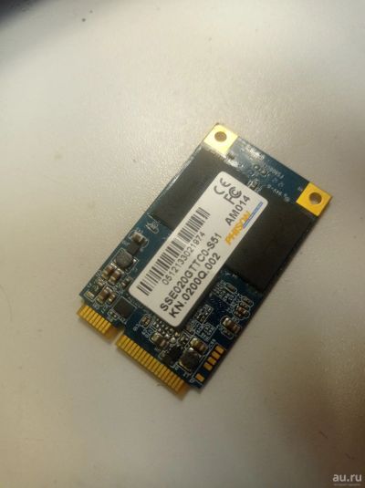 Лот: 18483188. Фото: 1. Ssd диск 20 Gb M-SATA SSD 20GB... SSD-накопители