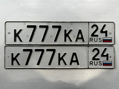 Лот: 20058195. Фото: 1. гос номер К 777 КА24. Госномера
