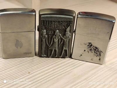 Лот: 14450914. Фото: 1. Три зажигалки Zippo (Зиппо) одним... Зажигалки, спички, пепельницы