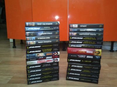 Лот: 9037111. Фото: 1. Star Wars собрание из 40 книг. Художественная