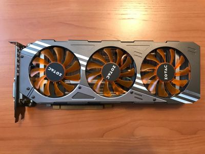 Лот: 16727930. Фото: 1. Видеокарта Zotac GeForce GTX 980... Видеокарты