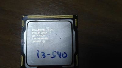 Лот: 10917283. Фото: 1. Процессор Intel i3-540. Процессоры