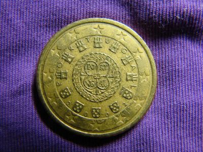 Лот: 7823302. Фото: 1. 50 евроцентов 2002, Португалия... Европа