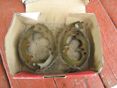 Лот: 5397530. Фото: 1. Колодки ручного тормоза NZE121. Тормозная система