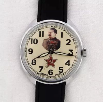 Лот: 11069567. Фото: 1. Часы Командирские «Сталин» (Ракета... Оригинальные наручные часы