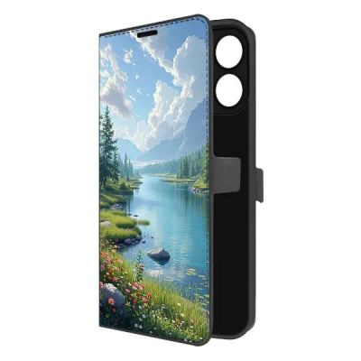 Лот: 25542720. Фото: 1. Чехол Krutoff Eco Book "Наши просторы... Чехлы, бамперы