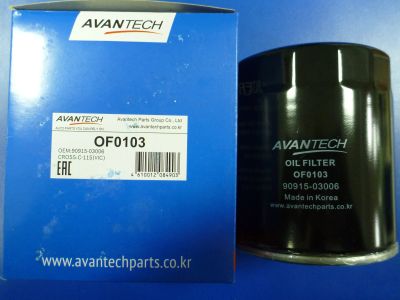 Лот: 11514305. Фото: 1. Фильтр масляный Toyota Avantech... Расходные материалы