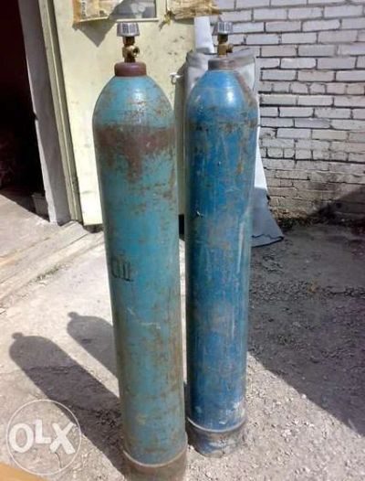 Лот: 6257559. Фото: 1. баллон кислородный 40 л. Баллоны, газ в баллонах