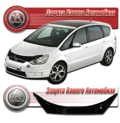 Лот: 4799102. Фото: 1. Дефлектор капота (чёрный) Ford... Детали тюнинга
