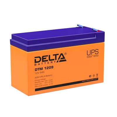 Лот: 17056338. Фото: 1. Аккумулятор Delta DTM 1209 12... Аккумуляторы