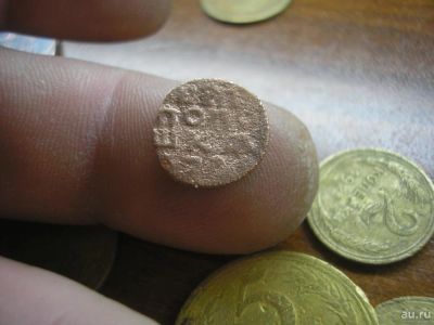 Лот: 8878180. Фото: 1. Полушка Петра 1-врп 1721 года... Россия до 1917 года