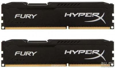 Лот: 13340066. Фото: 1. Kingston HyperX fury black. Оперативная память